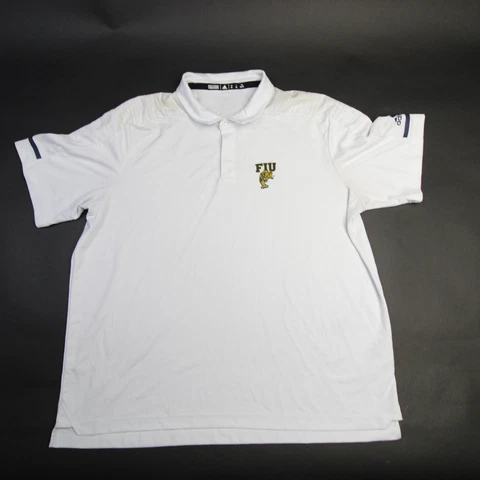 FIU Panthers adidas Climalite Polo Men's White Used Cover