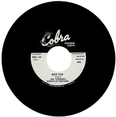 IKE TURNER'S KINGS OF RYTHM "BOX TOP c/w WALKING DOWN THE AISLE" 1959 R&B - Image 1 of 2