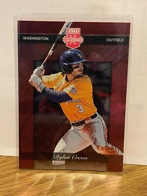 Dylan Crews (Nationals/LSU/RC) - 2023 Panini Elite Extra Edition Pink #158 - Image 1 of 2