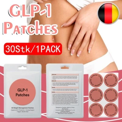 MARKENLOS GLP -1 -Patches - 30 -Tage -Versorgung | Appetitsuppressant | Gewichtsverlust