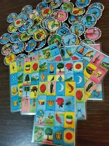 54 loteria bingo bottle cap & 10 board fiesta family Reunion Gift Party new year - Picture 1 of 6