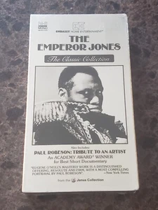 BRAND NEW The Emperor Jones (VHS; 1989) Paul Robeson RARE Sealed OOP Watermarks - Picture 1 of 6