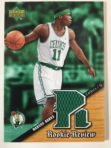 Marcus Banks, UNLV, Boston, 2004 UD Rookie Review Jersey, ROOKIE CARD RC, + LOT - Picture 1 of 4