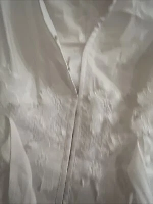 Beautiful Coast white cotton embroidery blouse size 6 - Image 1 of 4
