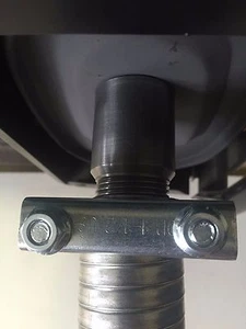 Generador universal GenExhaust (puerto de escape grande) 1-1/2" acero exht ext (8 pies) - Imagen 1 de 9