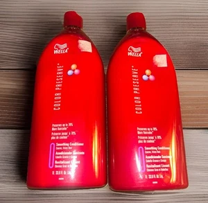 Wella Original Color Preserve Smoothing Shampoo & Conditioner Set-33.8oz-New/DC - Picture 1 of 2