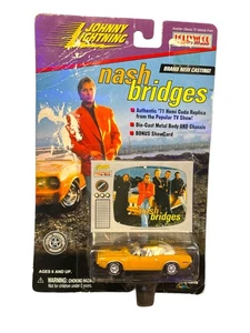 Johnny Lightning Hollywood On Wheels 1/64 Scale Nash Bridges 1971 Hemi Cuda New  - Picture 1 of 3