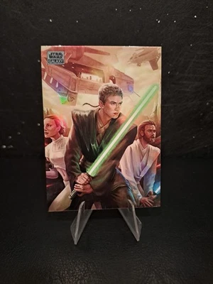 Anakin Skywalker SP Mini Diamon Refractor Star Wars Topps Chrome 2024 - Image 1 of 2