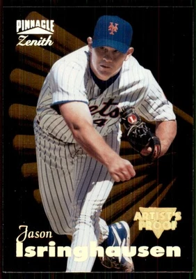 Pinnacle Zenith 1996 prueba de artista #41 Jason Isringhausen New York Mets Foto 1 de 2