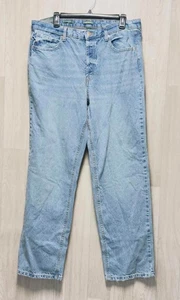 Wild Fable Medium Wash High Rise Straight Jeans Women Size 14 - Picture 1 of 3