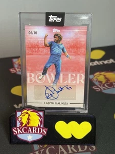 Topps Legend of Cricket Volume II Lasith Malinga Auto Sri Lanka /10 - Bild 1 von 2