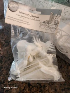 New Vintage Wilton Heavenly Harpists Angelic Accent. 1001-7029, package of 4 - Picture 1 of 2