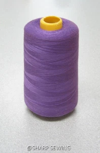 1 SPOOL PURPLE 100% POLYESTER SERGER QUILTING THREAD T27 6000 YARDS #634 - Picture 1 of 1
