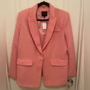 The Limited Blazer Women’s sz Large Pink NWT Tweed texture, Career wear. - Picture 1 of 13