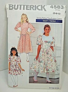 Butterick 4583 Sewing Pattern Dress Size 7-8 Cut to size 8 - Picture 1 of 5