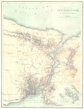 TURKEY. Istanbul & Thracian Bosphorus c1885 old antique vintage map plan chart