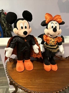 NEU Mickey und Minnie Mouse Disney Halloween Grüße Vampir Hexe 24 Zoll - Bild 1 von 12