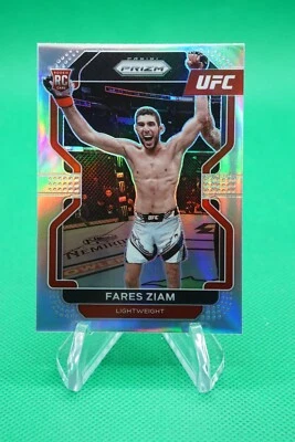 2022 Prizm UFC Base Vertical Prizms Silver #143 Fares Ziam Lightweight BG6 - Image 1 of 2
