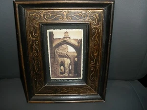 Two's Company Brown Desk or Wall Frame for 4"x6" Photos - Picture 1 of 3
