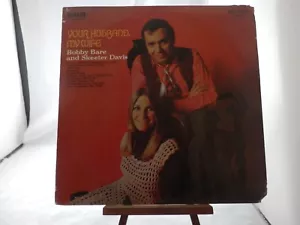 BOBBY BARE & SKEETER DAVIS "YOUR HUSBAND, MY WIFE" EXC! PLAY-GRADED - Picture 1 of 2