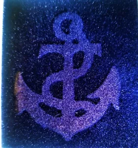 Iron-On Heat Transfer Clothes Patches Applique Sticker ANCHOR - Picture 1 of 3