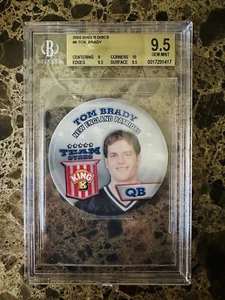 2002 King B Disc Tom Brady BGS 9.5 Corners 10 !!! - Picture 1 of 2