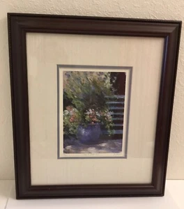 Gerahmte Lithographie "STEPS TO MONET'S HOUSE" Künstler signiert, nummeriert - Bild 1 von 8
