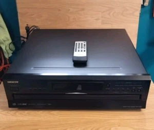 Onkyo DX-C390 6 Disk CD Player Changer With Remote (For Parts) (Light Comes On) - Picture 1 of 11