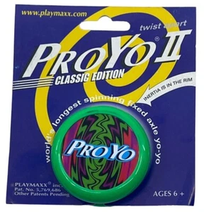 ProYo II Classic Edition Yo-Yo Green Black Red Design by Playmaxx USA - Picture 1 of 2