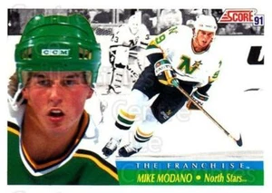 1991-92 Score Canadian English #313 Mike Modano - Picture 1 of 1