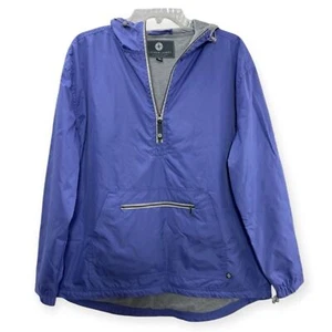 Lauren James Women's Jacket Medium Purple Windbreaker Half Zip Anorak Pullovr - Picture 1 of 6