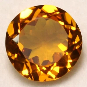 Natural 5.50 Ct Champagne Sapphire Certified 11x11 mm Round Unheated Gemstones - Picture 1 of 6