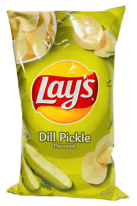 Lay's Dill Pickle Flavored Potato Chips 7.75 oz Lays