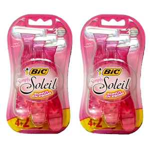 2er Pack BIC Simply Soleil Rasierer Bonus Pack 12 Stück Gesamt (je 6 Stück) - Bild 1 von 8