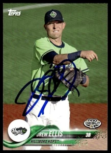 2018 Topps Pro Debut Baseball Drew Ellis Auto Hillsboro Hops #87 Signed - Picture 1 of 2