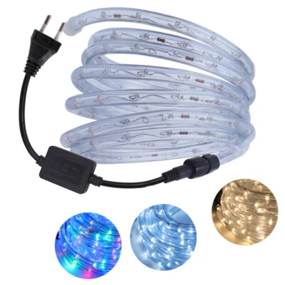 15m 230V LED Rope Light Light Tube Fairy Lights Outdoor Indoor - Image 1 of 4