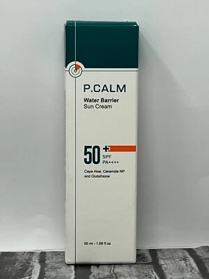 P.CALM Water Barrier Sun Cream 50ml 1.69oz 50+SPF Korean skin cream exp 3/26 - Image 1 of 4