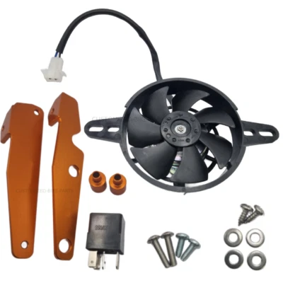 Electric Radiator Fan KTM 250 300 EXC XCW XC SX EXCF XCF TPi Six Days 2017-2023 - Image 1 of 3