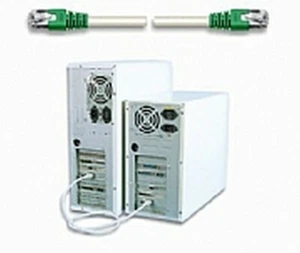 CAVO DI RETE CROSSOVER CAT 5E SSTP -1 metro- MANHATTAN - Foto 1 di 1