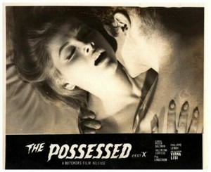 The Possessed Original Lobby Card Peter Baldwin Virna Lisi Sensual Embrace 1965