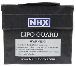 NEW NHX Fireproof Multi Lipo Safe Charging/Storage Bag 240x60x190mm FREE US SHIP - Picture 1 of 4