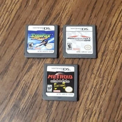 Star Fox Command | Mario Kart DS | Metroid Prime Hunters (Nintendo DS, 2006) - Image 1 of 4