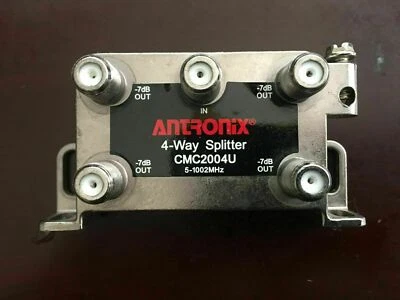 SET OF 25) Antronix 4-way Splitter CMC2004U coax Cable TV Internet Satellite NEW - Image 1 of 4