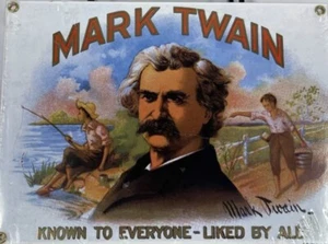 Metal Mark Twain Tribute Plaque - Picture 1 of 4