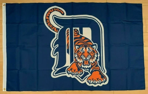 Detroit Tigers 3x5 ft Flag Banner MLB Cover