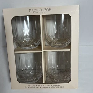 Rachel Zoe set di 4 stoviglie acriliche 14,5 once per interni/esterni nuovissime - Foto 1 di 4