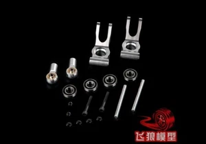 CNC alloy new integrated rear wheel hub carrier + tie rod ball head for baja 5b - Picture 1 of 10