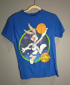 Camiseta Bugs Bunny Space Jam Azul Adolescente Camiseta Gráfica Mediana - Imagen 1 de 3