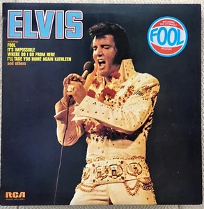 ELVIS ~ INCLUDING FOOL ~ RCA SF 8378 VINYL LP ~ 10 TRACKS ~ 1973 - Picture 1 of 9