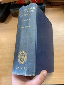 1950 "THE OXFORD COMPANION TO MUSIC" ILLUSTRATED HARDBACK BOOK (EV3) - Picture 1 of 18